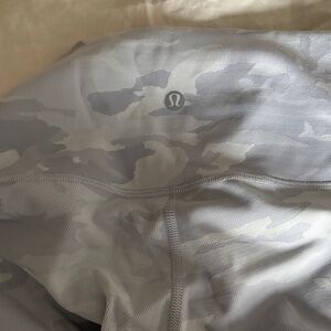 lululemon athletica Gray Camo Leggings